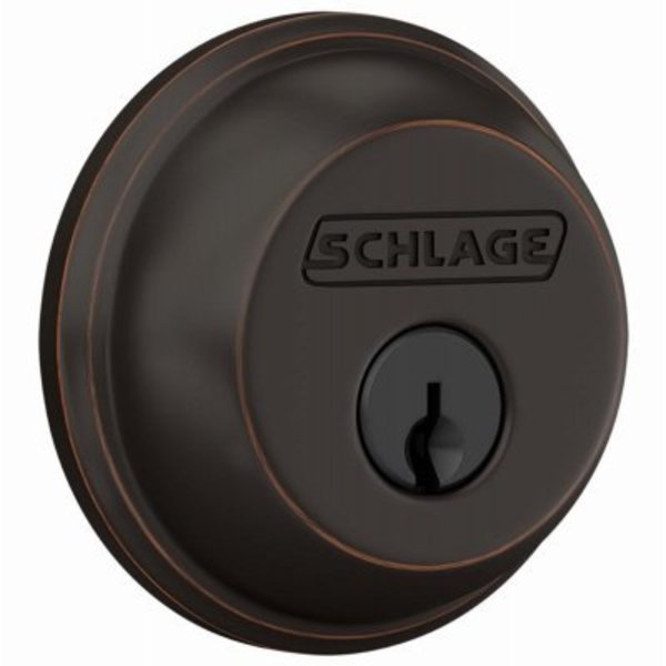 Schlage Lock BRZ SGL Cyl Deadbolt B60NG716